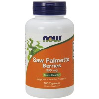 Saw Palmetto Berries, 550mg - 100 caps - Now / Προστάτης - Ουροποιητικό