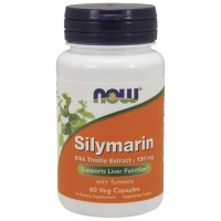 Silymarin (Milk Thistle) 150mg - 60vaps NOW Foods / Γάλα Γαϊδουράγκαθου - Συκώτι