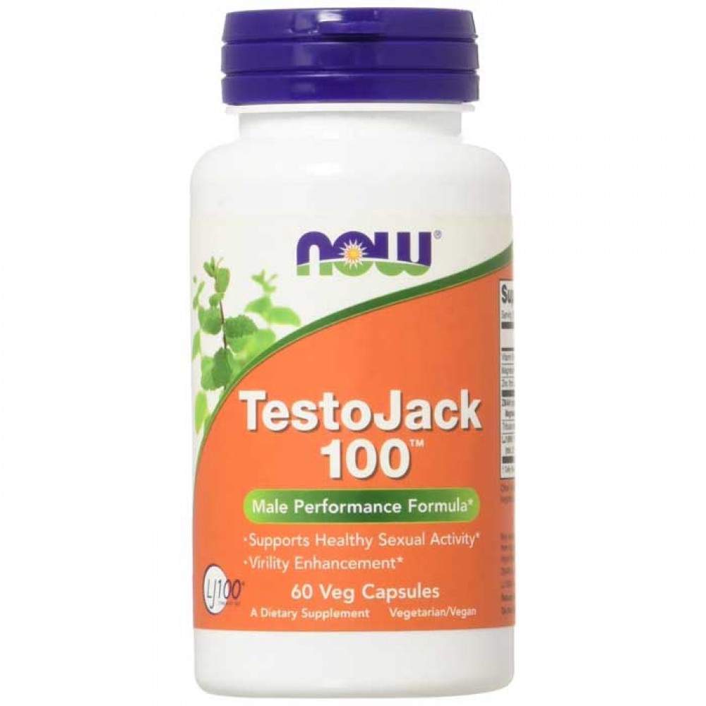 Testojack 100 60 Φυτοκάψουλες - Now / Ανδρική Σεξουαλική Υγεία