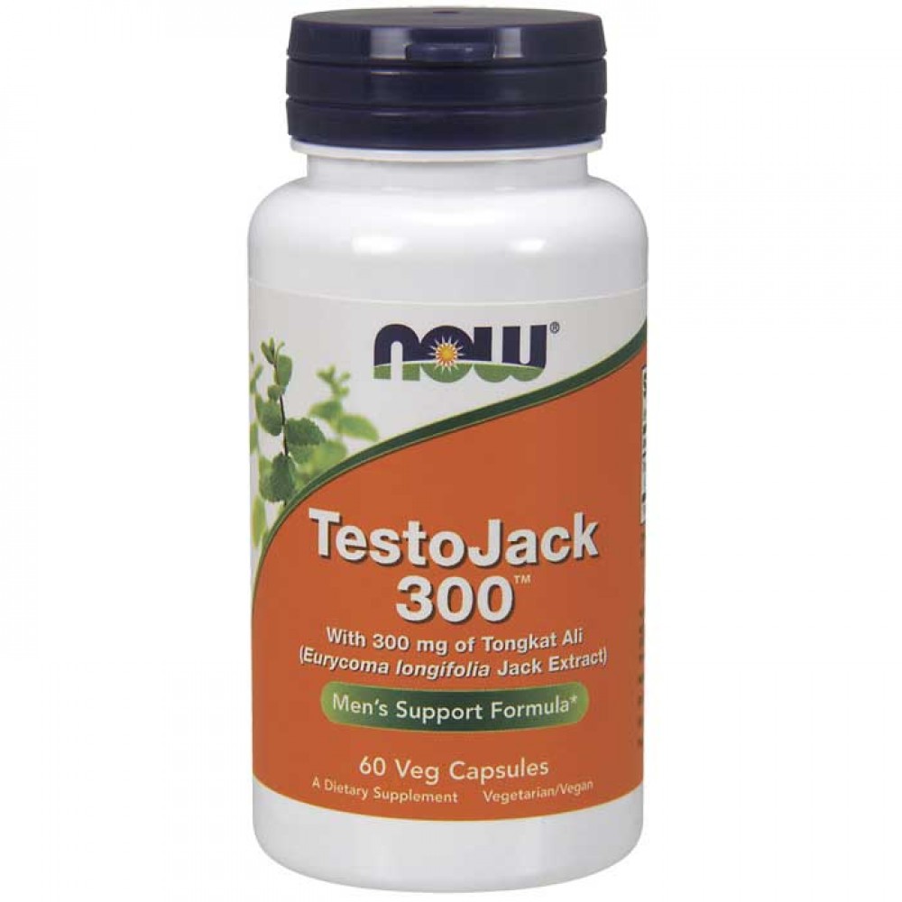 TestoJack 300 60 Φυτοκάψουλες - Now Foods / Ανδρική Σεξουαλική Υγεία