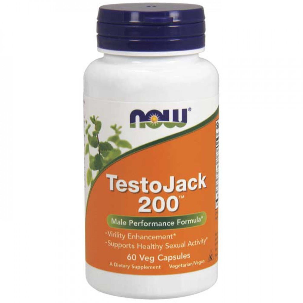 Testojack 200,60 Φυτοκάψουλες - Now / Ανδρική Σεξουαλική Υγεία