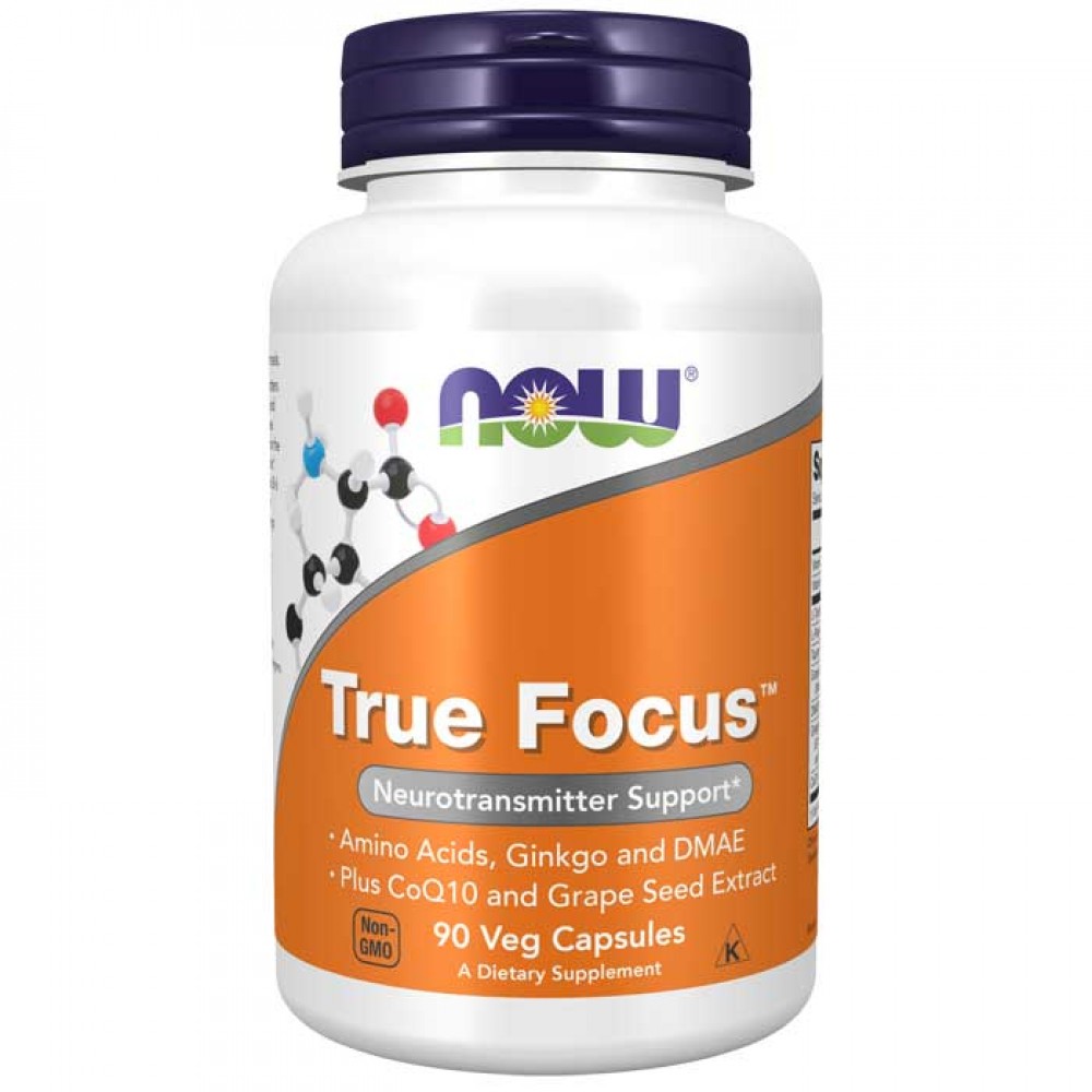 True Focus  90 vcaps - Now Foods