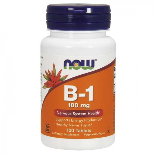 Vitamin B1 100mg 100 ταμπλέτες - Now Foods Vitamin B1 100mg 100 ταμπλέτες - Now Foods