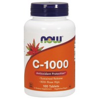 Vitamin C-1000 Sustained Release 100 Tablets - Now  / Βιταμίνη C αργής αποδέσμευσης