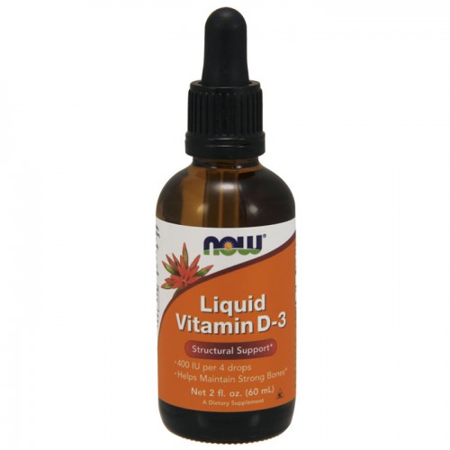Vitamin D-3 Liquid 400IU 60ml - Now / Βιταμίνη D3 Vitamin D-3 Liquid 400IU 60ml - Now / Βιταμίνη D3