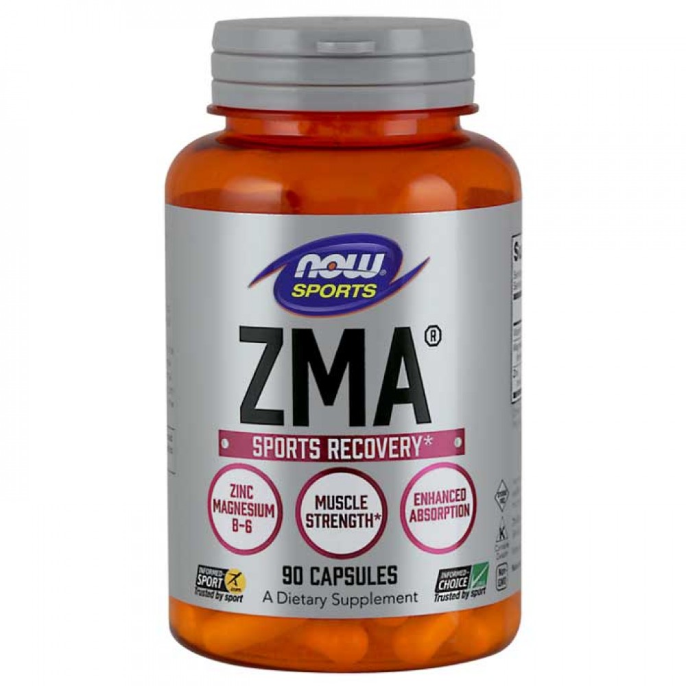ZMA Sports Recovery 90 κάψουλες - Now  / Ειδικά Συμπληρώματα