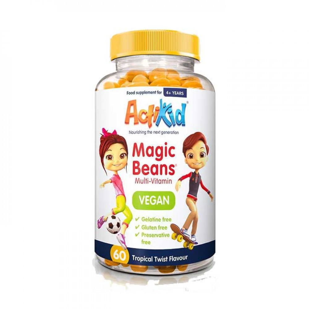 Magic Beans Multi-Vitamin Vegan 60 jellies - ActiKid