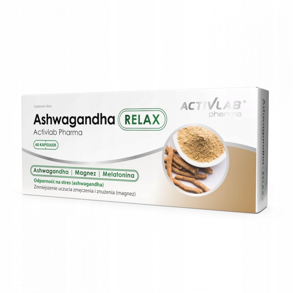 Ashwagandha Relax 60 caps with Magnesium Bisglycinate - Activlab
