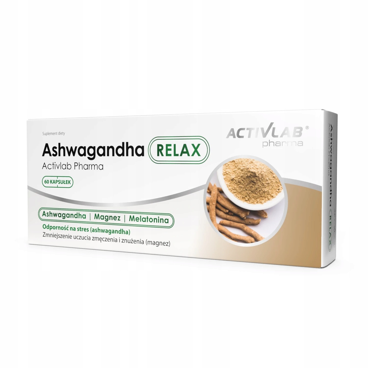 Ashwagandha Relax 60 caps with Magnesium Bisglycinate - Activlab