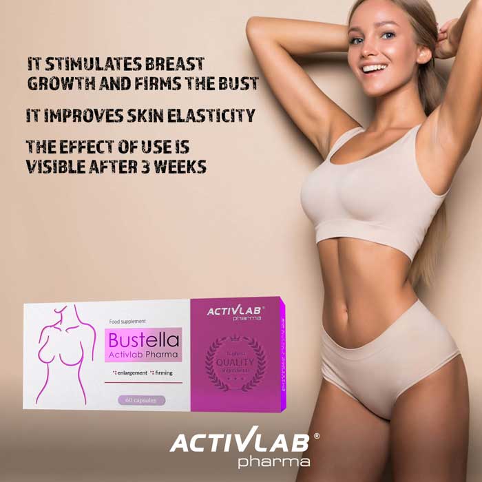Bustella 60 caps - Activlab Pharma / Γυναικείο μπούστο