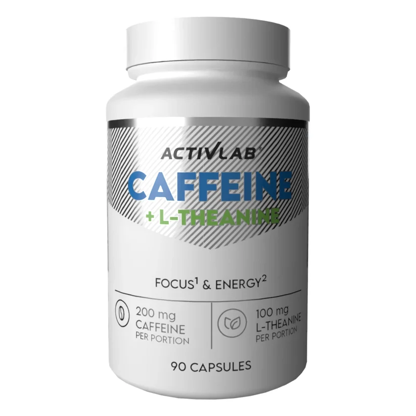 Caffeine 200mg + L-Theanine 100mg 90 vcaps - Activlab
