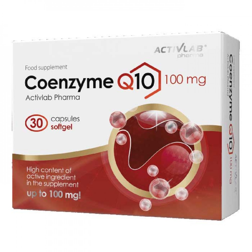 Coenzyme Q10 100mg 30 caps - ActivLab Pharma Coenzyme Q10 100mg 30 caps - ActivLab Pharma