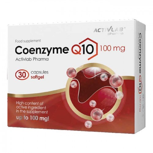 Coenzyme Q10 100mg 30 caps - ActivLab Pharma Coenzyme Q10 100mg 30 caps - ActivLab Pharma
