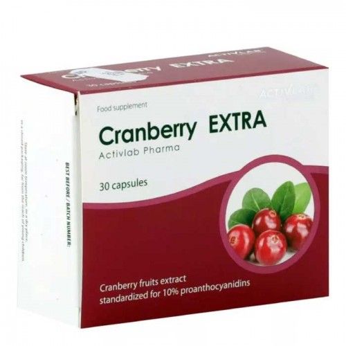 Cranberry Extra 30 caps - Activlab Pharma Cranberry Extra 30 caps - Activlab Pharma