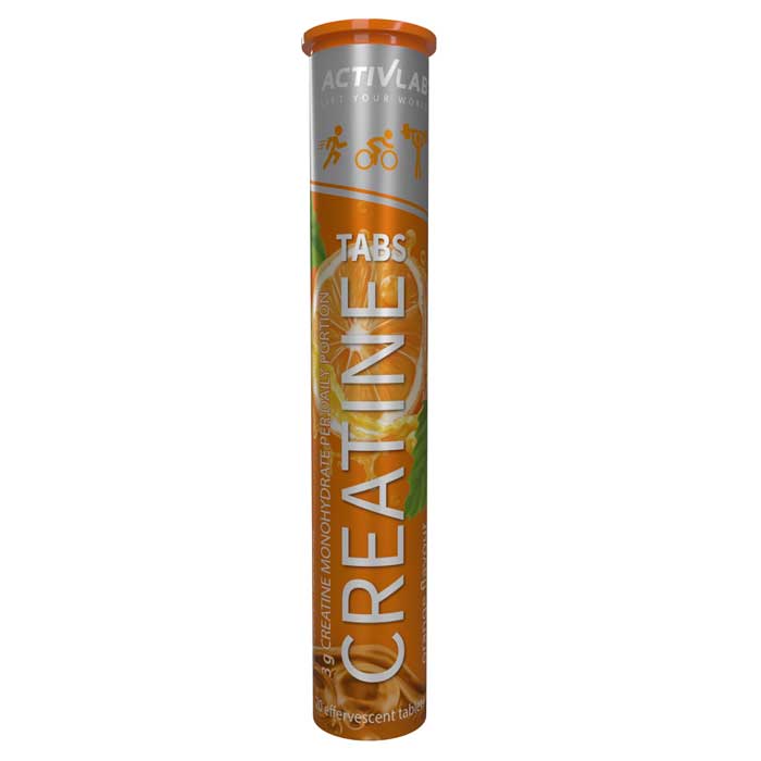 Creatine 20 tabs αναβράζοντα orange - Activlab