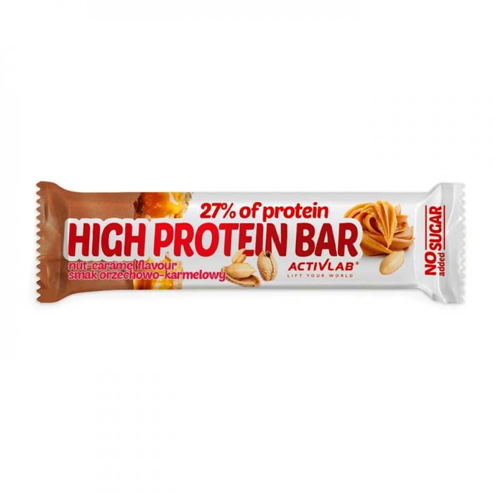 High Protein Bar 27% 49g caramel nut - ActivLab