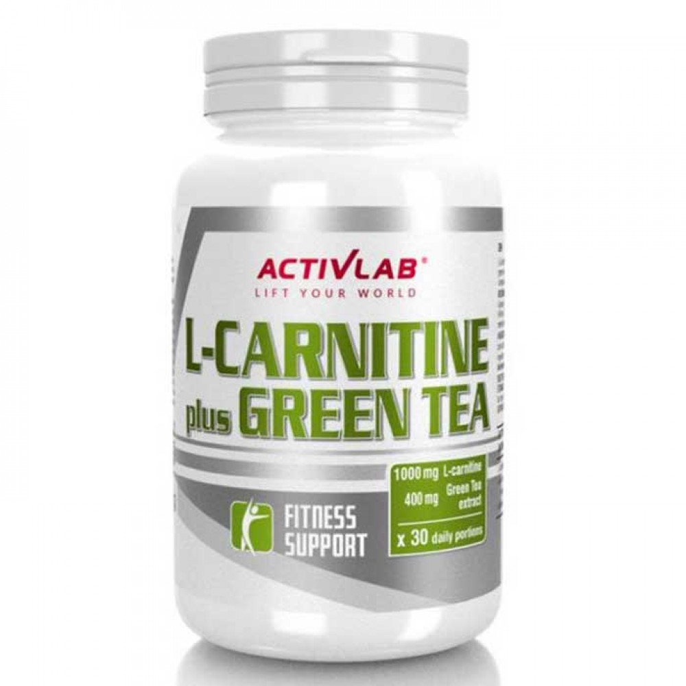 L-Carnitine plus Green Tea 60 κάψουλες - Activlab / Καρνιτίνη Λιποδιαλύτης