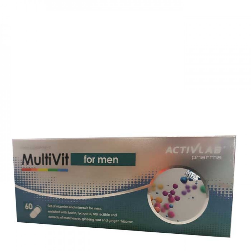 MultiVit for Men 60 caps - Activlab Pharma