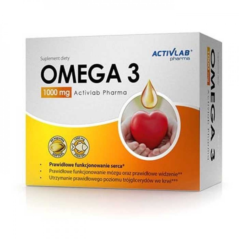 Omega 3 1000mg 60 caps - ActivLab Pharma