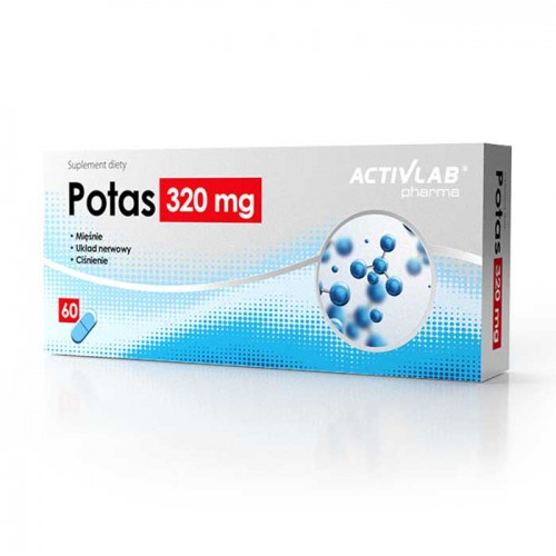 Potas 320mg 60 caps - Activlab Pharma / Κάλιο