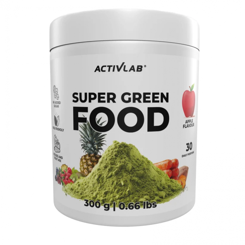 Super Green Food 30 Veggies & Greens 300gr - Activlab / Apple (Μήλο)