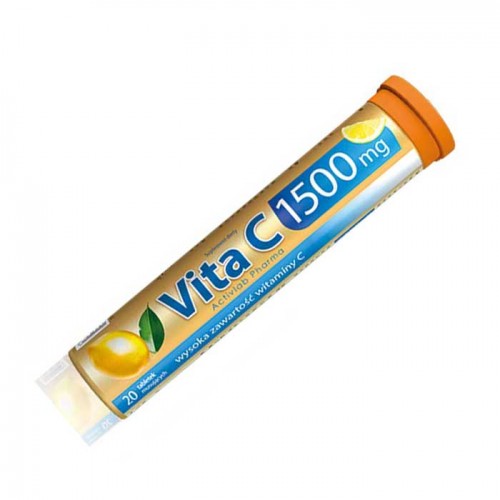 Vita C 1500 mg 20 αναβράζοντα δισκία Λεμόνι - Activlab Vita C 1500 mg 20 αναβράζοντα δισκία Λεμόνι - Activlab