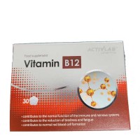 Vitamin B12 30 tabs - Activlab Pharma