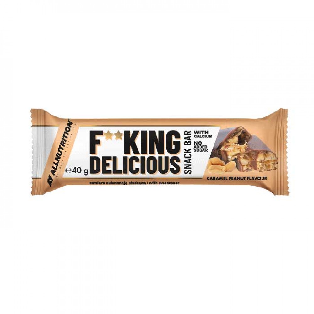 Fit King Delicious Snack Bar 40g - AllNutrition / Caramel Peanut Fit King Delicious Snack Bar 40g - AllNutrition