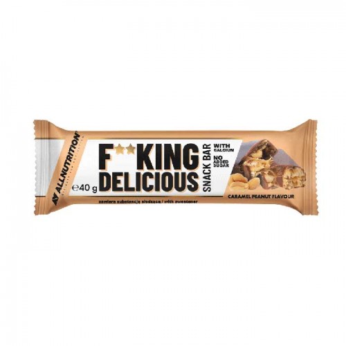 Fit King Delicious Snack Bar 40g - AllNutrition / Caramel Peanut Fit King Delicious Snack Bar 40g - AllNutrition / Caramel Peanut