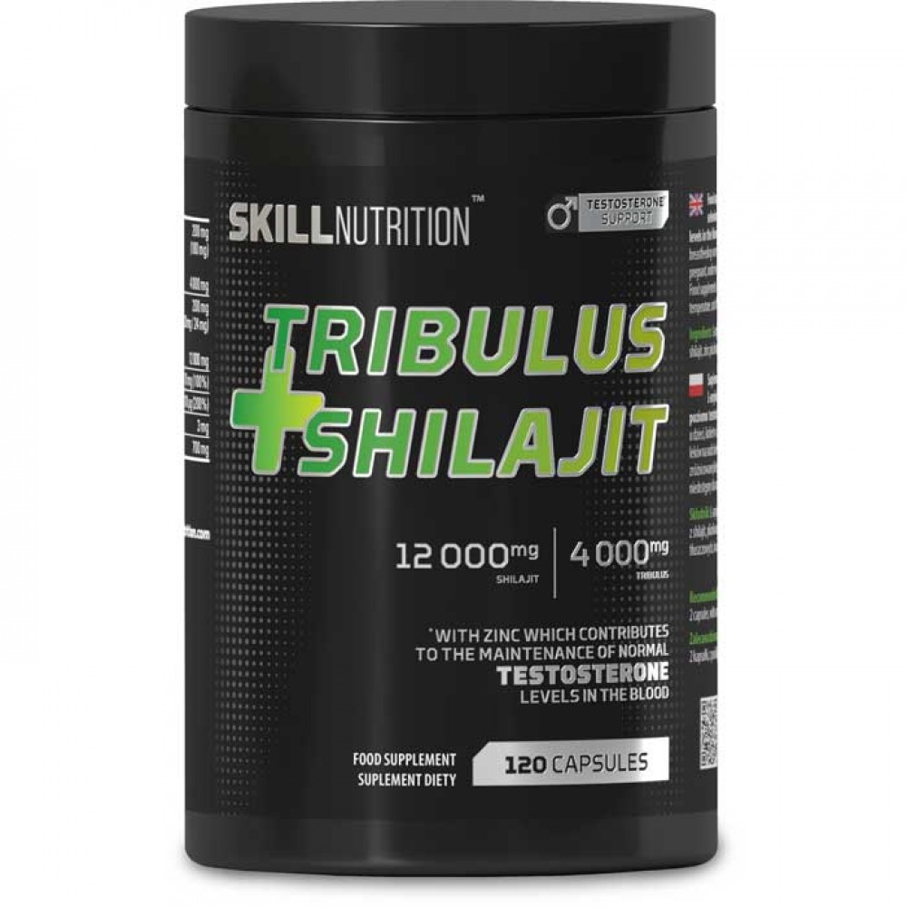 Tribulus + Shilajit 120 caps - Skill Nutrition Tribulus + Shilajit 120 caps - Skill Nutrition