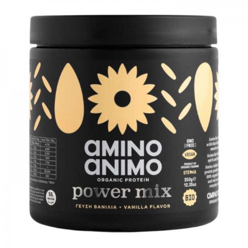 Power Mix Vanilla 350gr - Amino Animo / Organic Protein Power Mix Vanilla 350gr - Amino Animo / Organic Protein