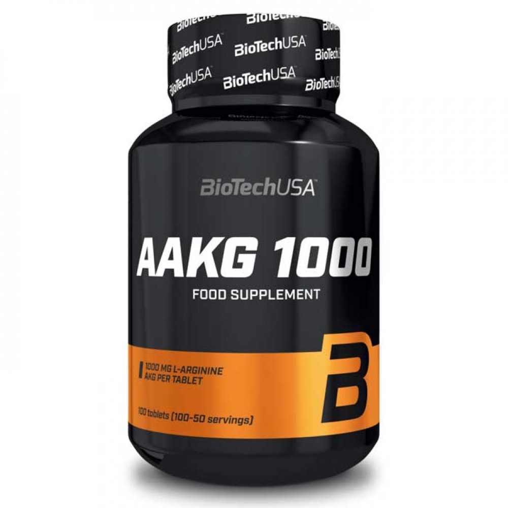 AAKG 1000mg 100 ταμπλέτες - BioTech USA