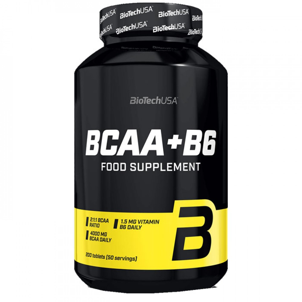 BCAA+B6 1000 200 tabs - BioTech USA