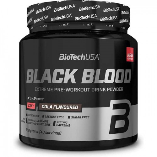 Black Blood CAF+ 300g - BioTech USA / Pre-workout Black Blood CAF+ 300g - BioTech USA / Pre-workout