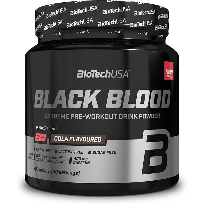 Black Blood CAF+ 300g - BioTech USA / Pre-workout