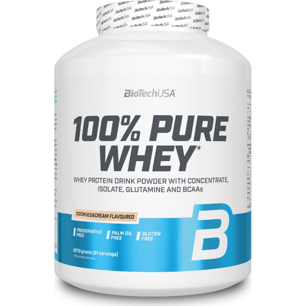 100% Pure Whey 2270gr - Biotech USA + ΔΩΡΟ δύο bar 50g