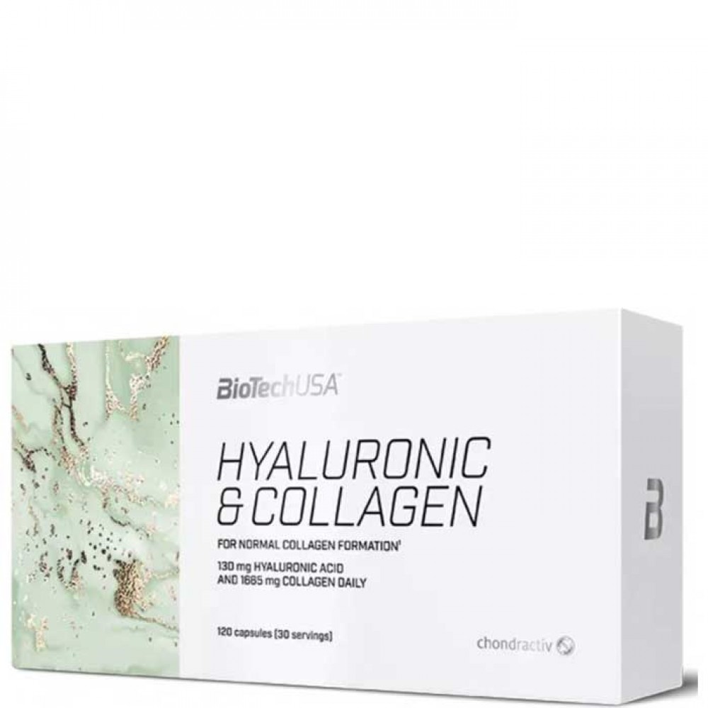 Hyaluronic & Collagen 120 caps - Biotech USA