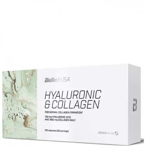 Hyaluronic & Collagen 120 caps - Biotech USA Hyaluronic & Collagen 120 caps - Biotech USA