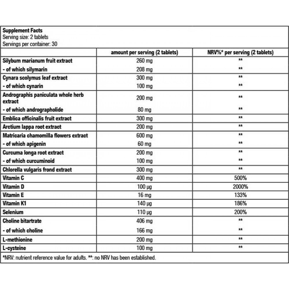 Liver Aid 60 tabs - Biotech USA
