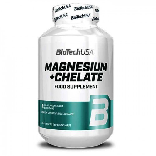 Magnesium Chelate 60 caps - Biotech USA