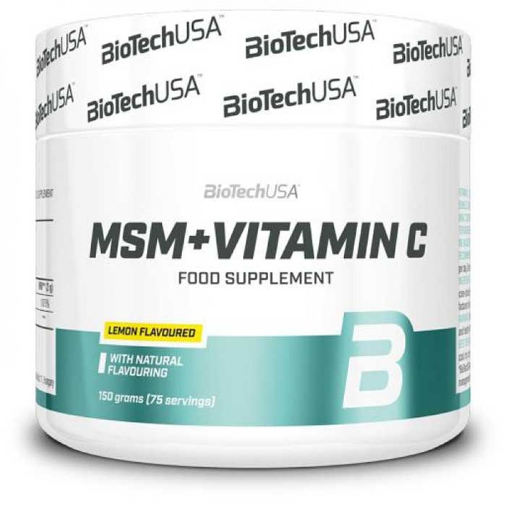 MSM + Vitamin C 150g Λεμόνι - Biotech USA