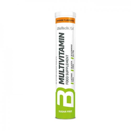 Multivitamin 20 αναβράζοντα δισκία Πορτοκάλι - Biotech USA Multivitamin 20 αναβράζοντα δισκία Πορτοκάλι - Biotech USA
