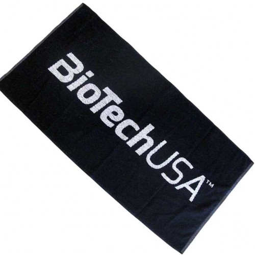 Towel 100x50 cm Black - BioTech USA /  Πετσέτα Γυμναστηρίου Towel 100x50 cm Black - BioTech USA /  Πετσέτα Γυμναστηρίου