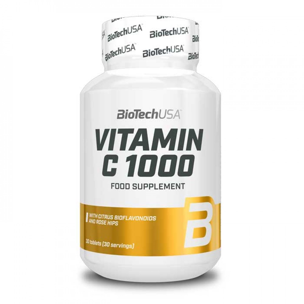 Vitamin C 1000 30 tabs - Biotech USA