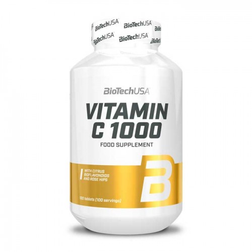 Vitamin C 1000 100 tabs - Biotech USA Vitamin C 1000 100 tabs - Biotech USA