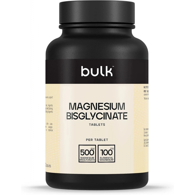 Magnesium Bisglycinate 500mg 60tab - Bulk Nutrition