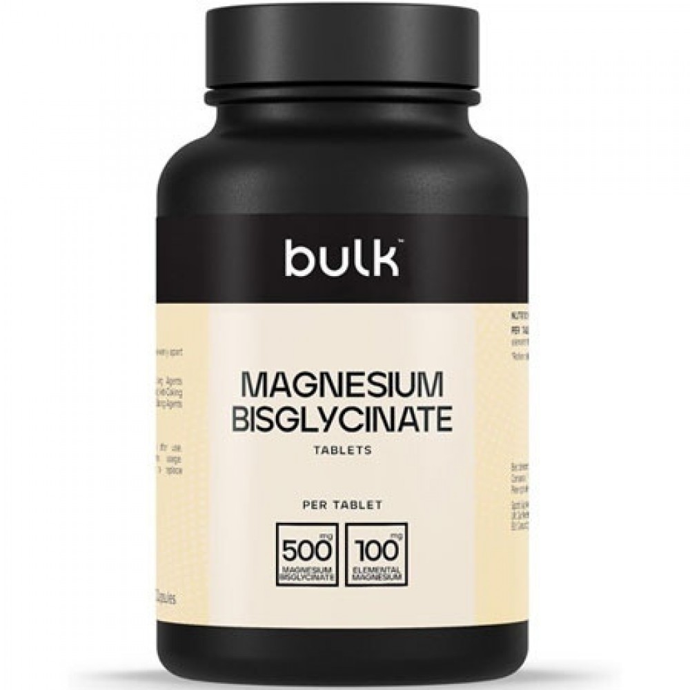 Magnesium Bisglycinate 500mg 180tab - Bulk Nutrition