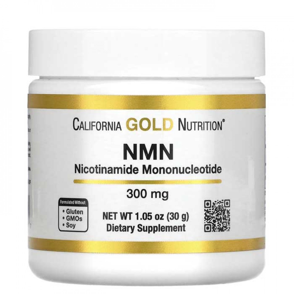 NMN Powder 300mg 30g - California Gold Nutrition