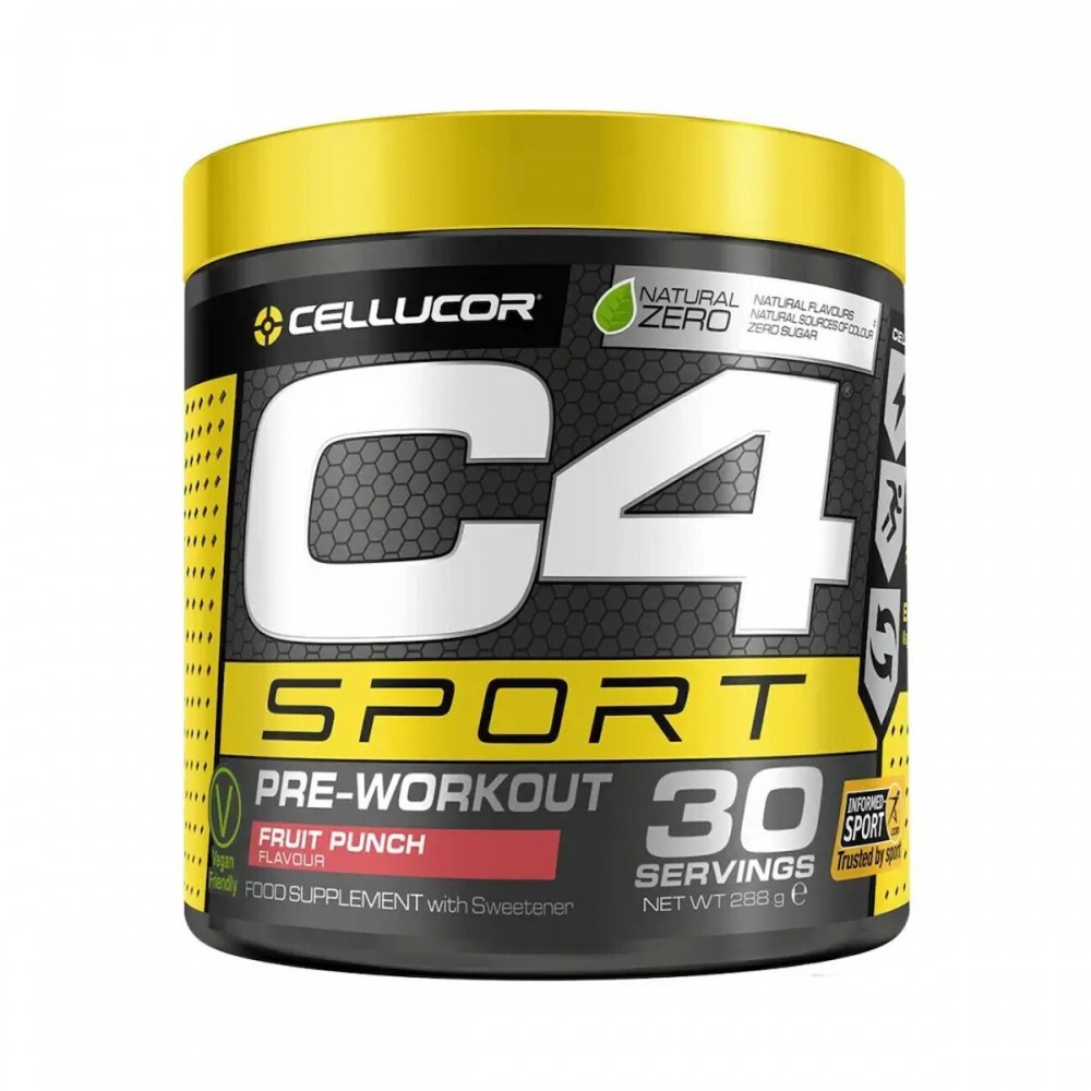 C4 SPORT PRE-WORKOUT 288G FRUIT PUNCH - CELLUCOR