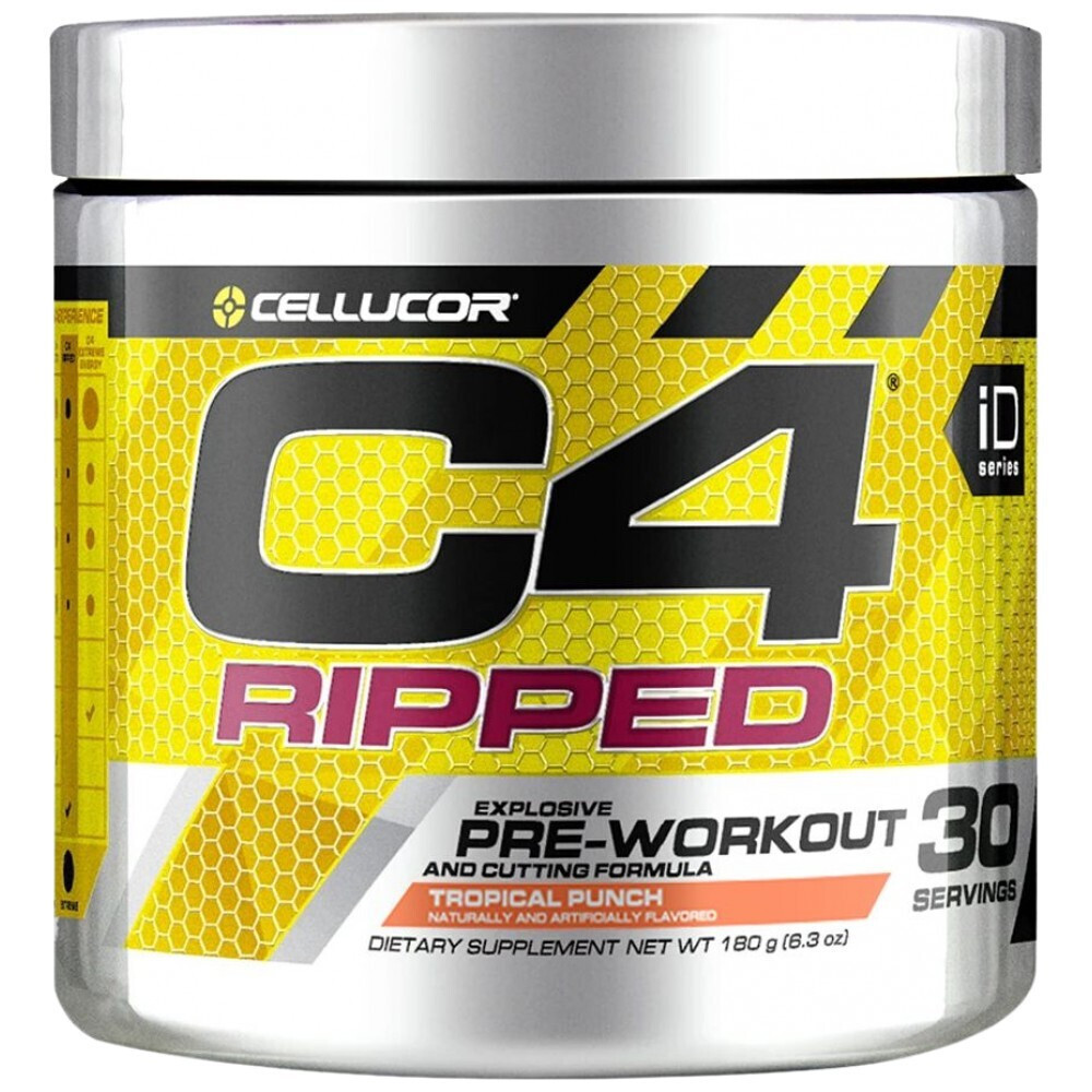 C4 Ripped Pre Workout 189g - Cellucor / Tropical Punch